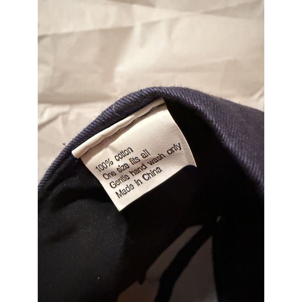 VTG US Navy Let The Journey Begin Snapback Hat Military Baseball Cap Blue - Picture 3 of 4